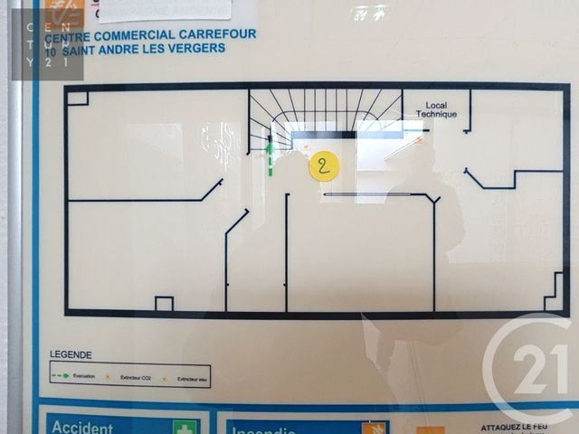 commerce à vendre - 121.58 m2 - ST ANDRE LES VERGERS - 10 - CHAMPAGNE-ARDENNE - Century 21 Lairé Immobilier